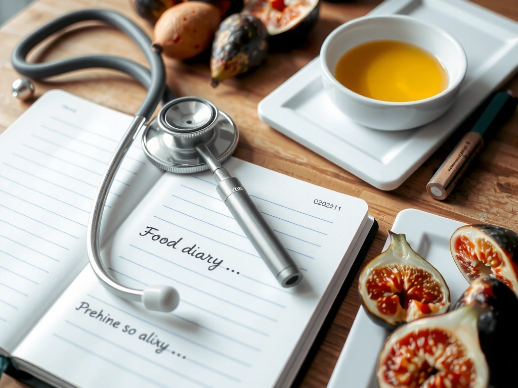 Nutricionistički dnevnik i stetoskop